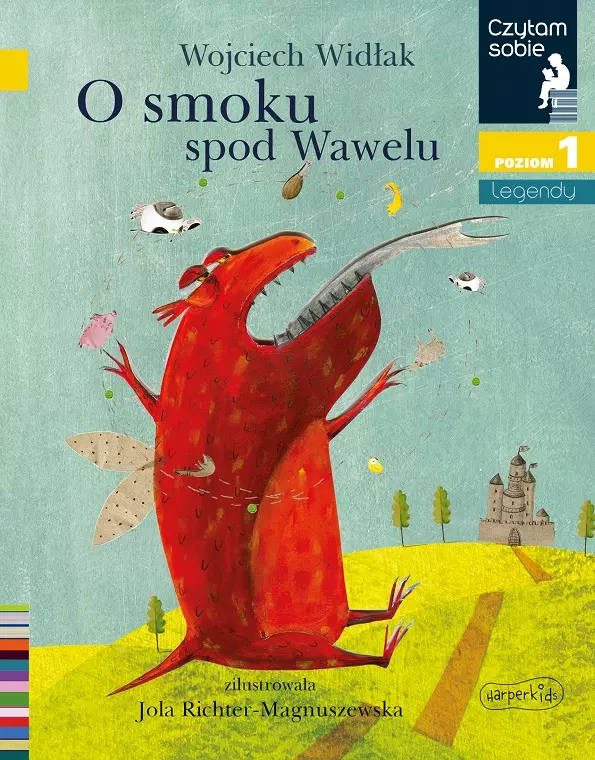 okładka książki dla dzieci O smoku spod Wawelu