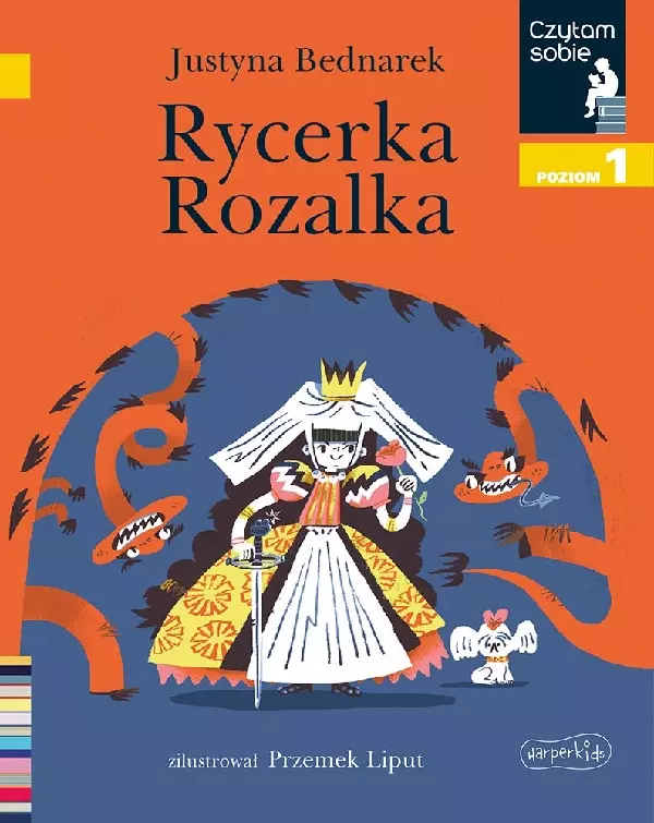 okładka książki dla dzieci Rycerka Rozalka