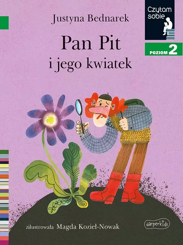 okładka książki dla dzieci Pan Pit i jego kwiatek