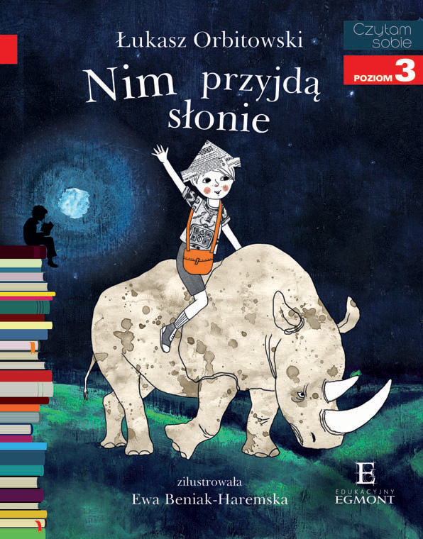 okładka książki dla dzieci Nim przyjdą słonie
