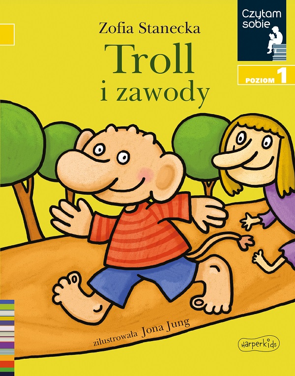 okładka książki dla dzieci "Troll i zawody"